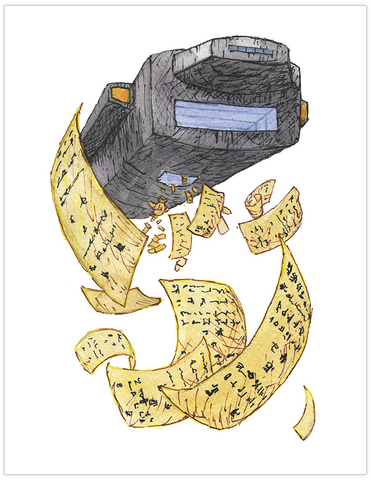 “Mimeograph” Art Print by Sean Greenberg