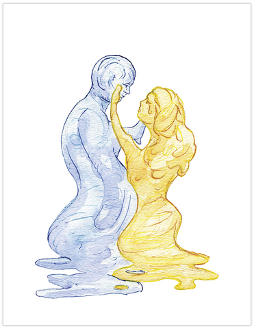 “They Just Don’t Mix” Art Print by Sean Greenberg