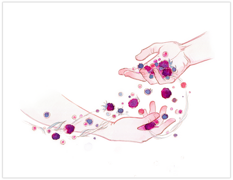 “Blackberries” Art Print by Casey Robin