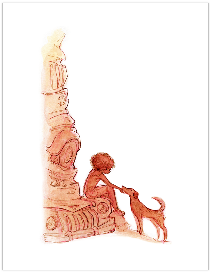 “The Listening” Art Print by Casey Robin