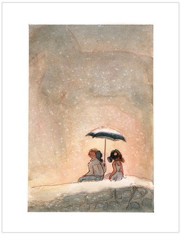 “On the Wall” Art Print by Casey Robin