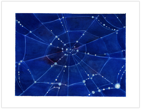 “The Spider Shows You How” Art Print by Casey Robin
